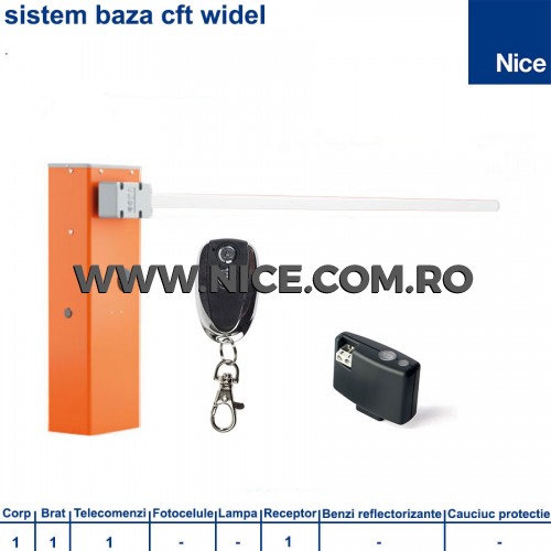 Sistem Baza Bariera Automata Acces Parcare 5m Widel CFT